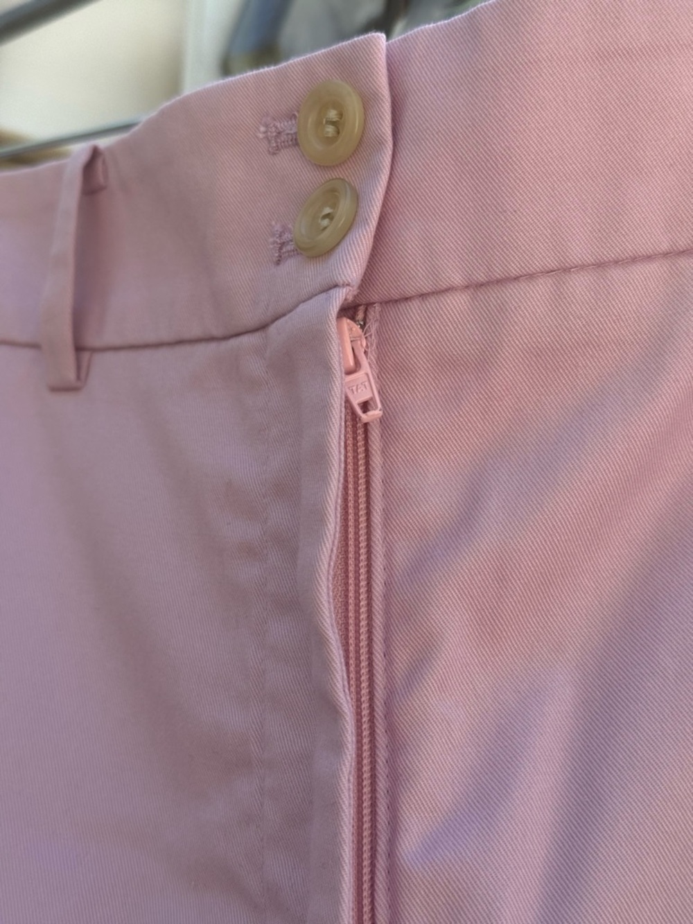 Ann Taylor Lavender Curvy Chino Ankle Pants - Picture 5 of 8
